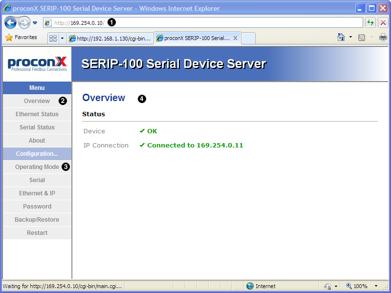 Web browser access