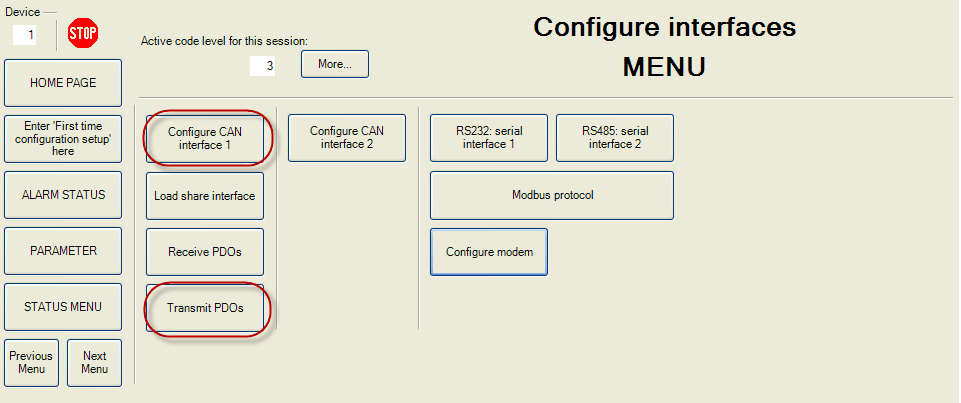 Configure interfaces