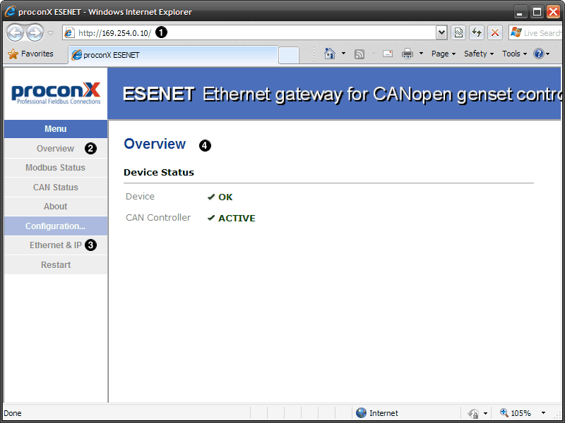 Web browser access