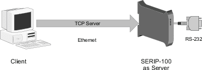 SERIP-100 Server mode